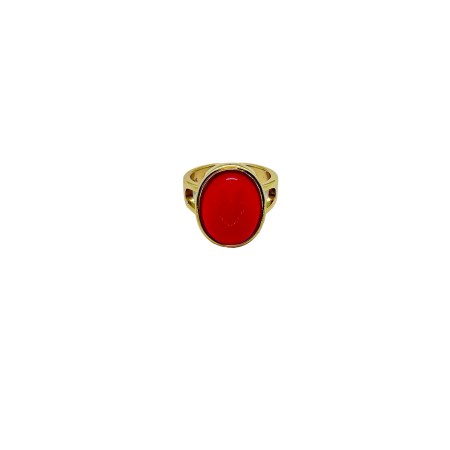 ring gold 925 with red stone26